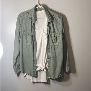 American eagle flannel size Small